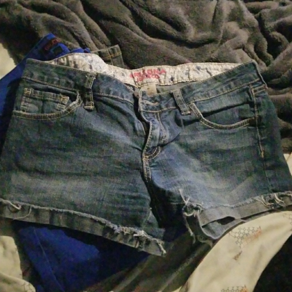 Denim shorts